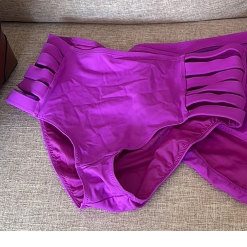 Vibrant Purple Bikini Set